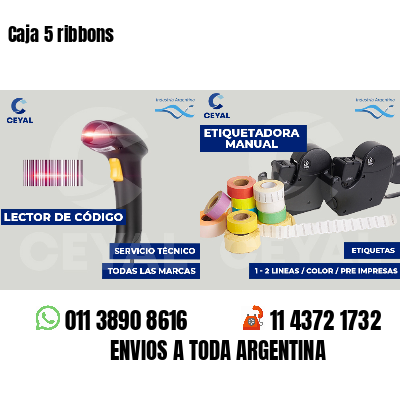 Caja 5 ribbons