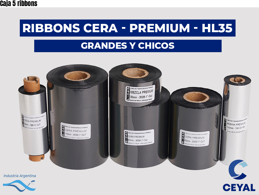 Caja 5 ribbons