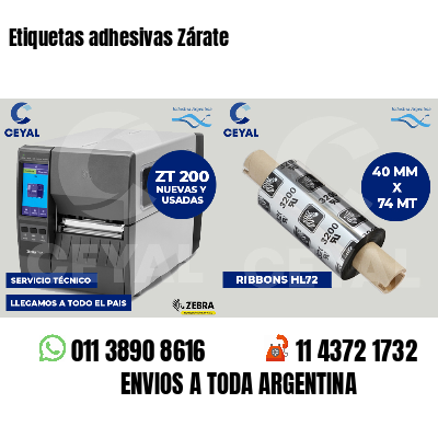 Etiquetas adhesivas Zárate