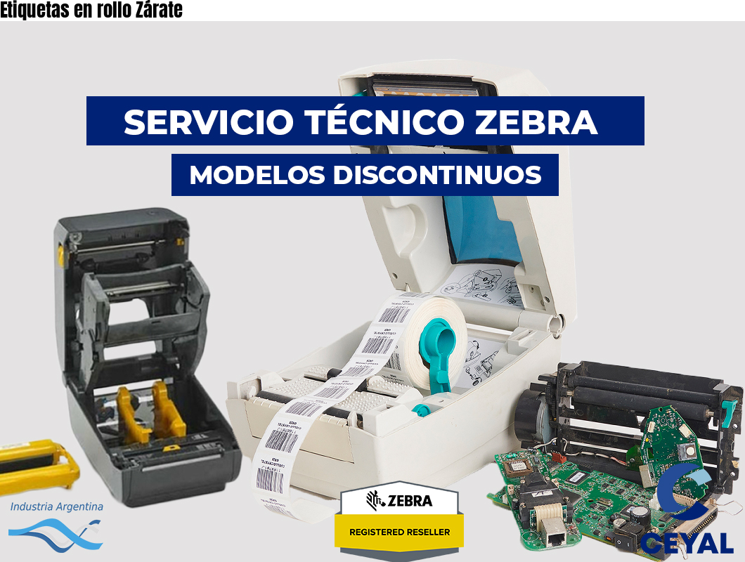 Etiquetas en rollo Zárate