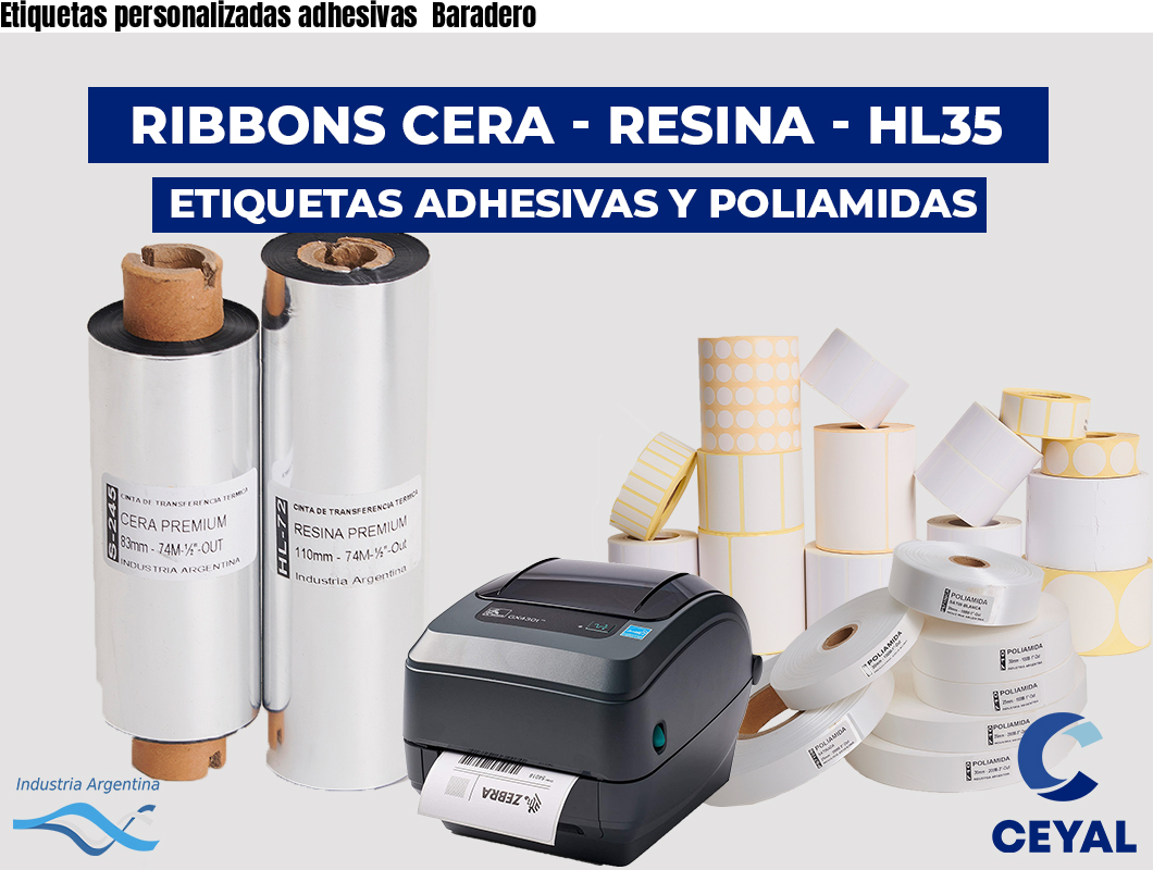 Etiquetas personalizadas adhesivas  Baradero