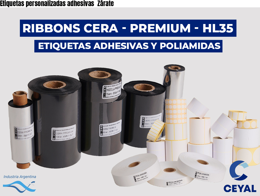 Etiquetas personalizadas adhesivas  Zárate