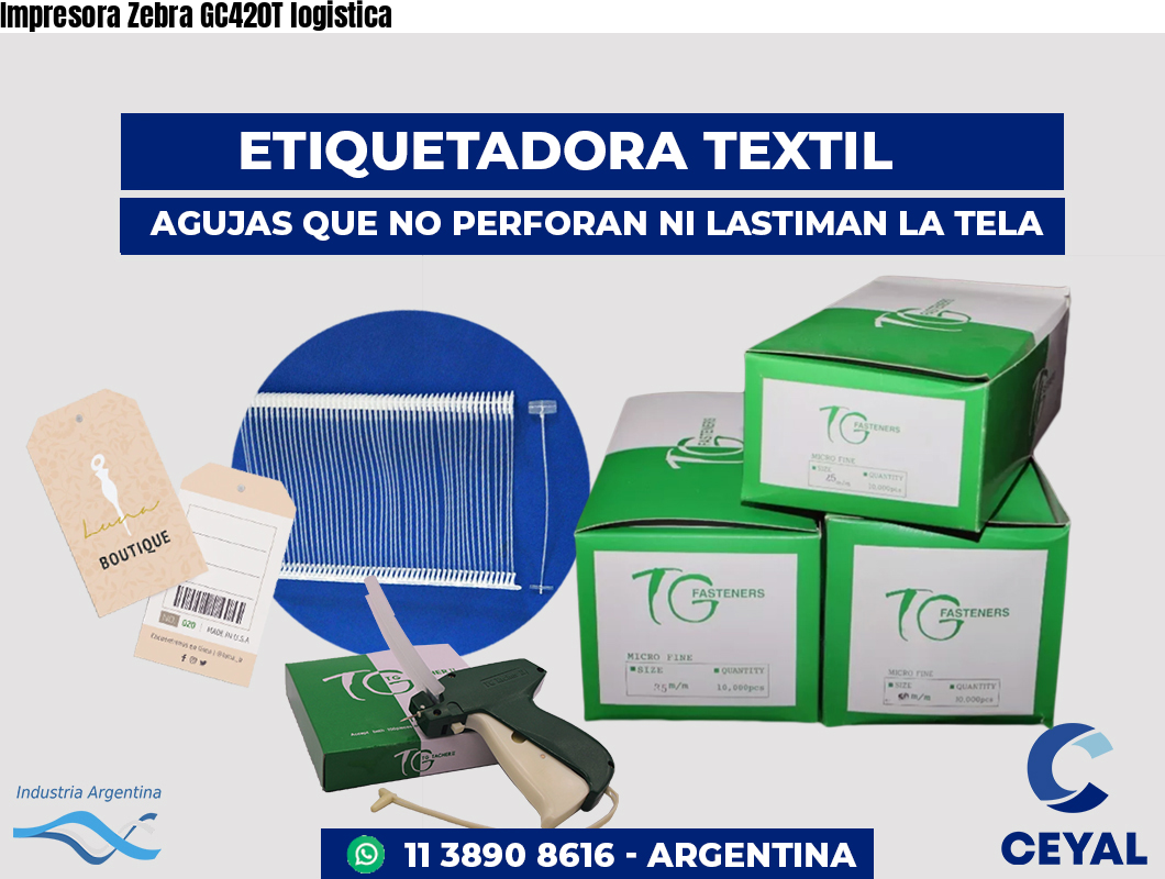 Impresora Zebra GC420T logistica