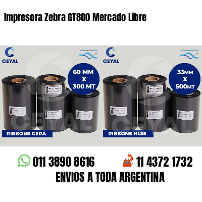 Impresora Zebra GT800 Mercado Libre