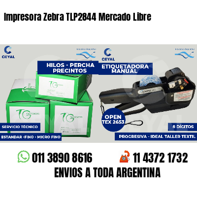 Impresora Zebra TLP2844 Mercado Libre