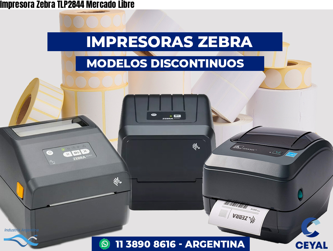 Impresora Zebra TLP2844 Mercado Libre