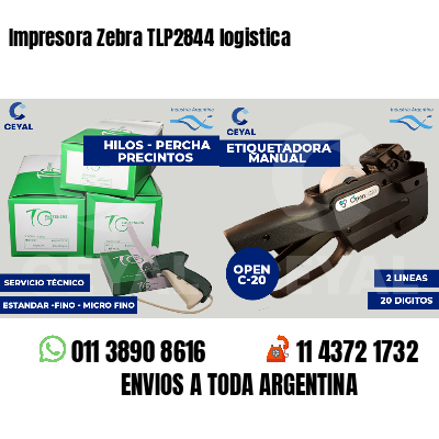 Impresora Zebra TLP2844 logistica