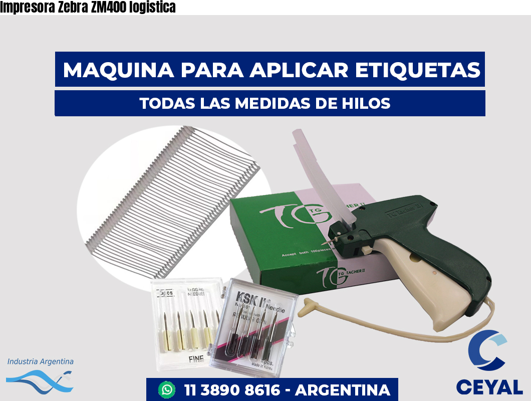 Impresora Zebra ZM400 logistica