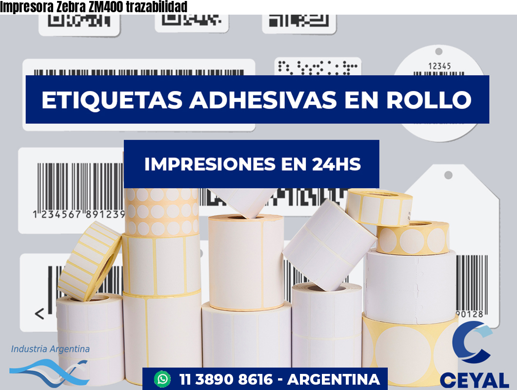 Impresora Zebra ZM400 trazabilidad