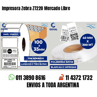 Impresora Zebra ZT220 Mercado Libre