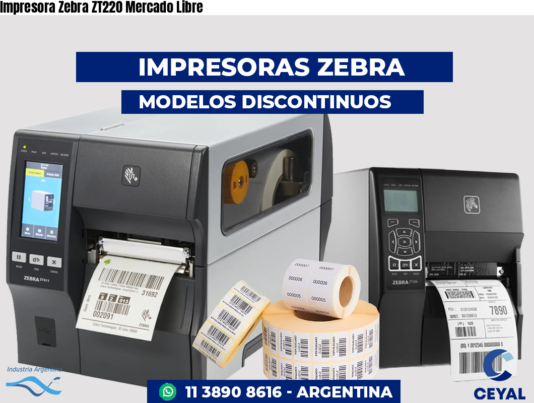 Impresora Zebra ZT220 Mercado Libre