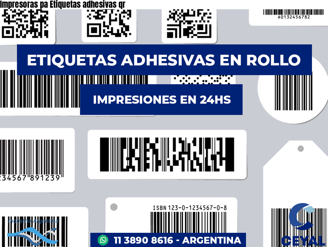 Impresoras pa Etiquetas adhesivas qr