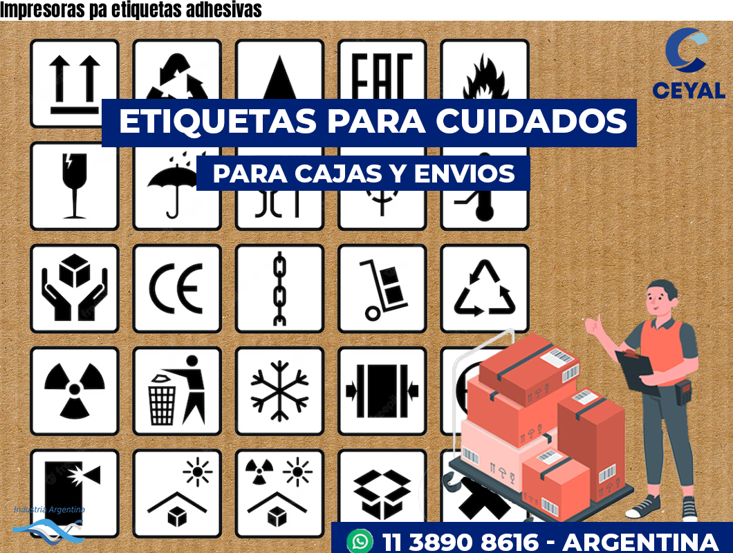 Impresoras pa etiquetas adhesivas