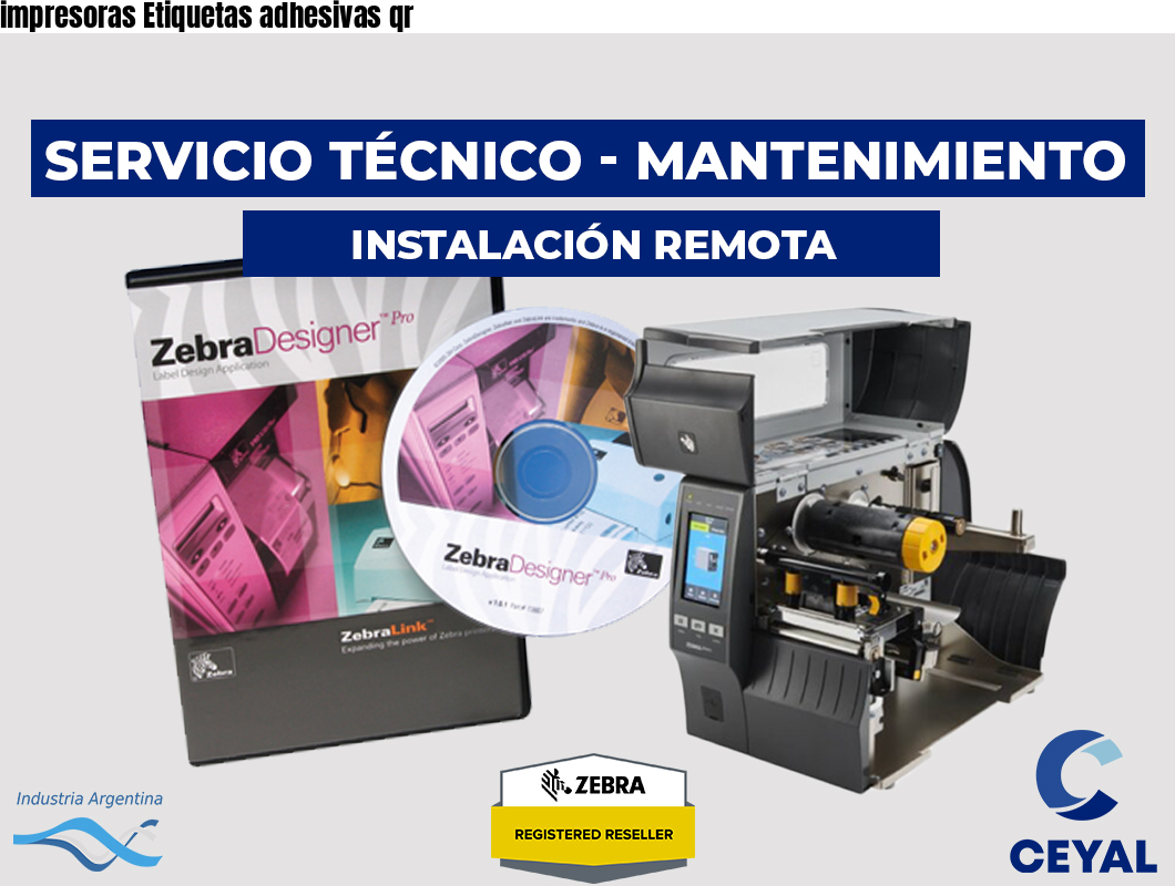 impresoras Etiquetas adhesivas qr