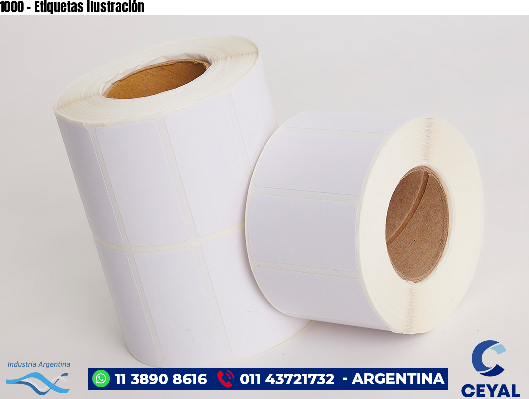 1000 – Etiquetas ilustración