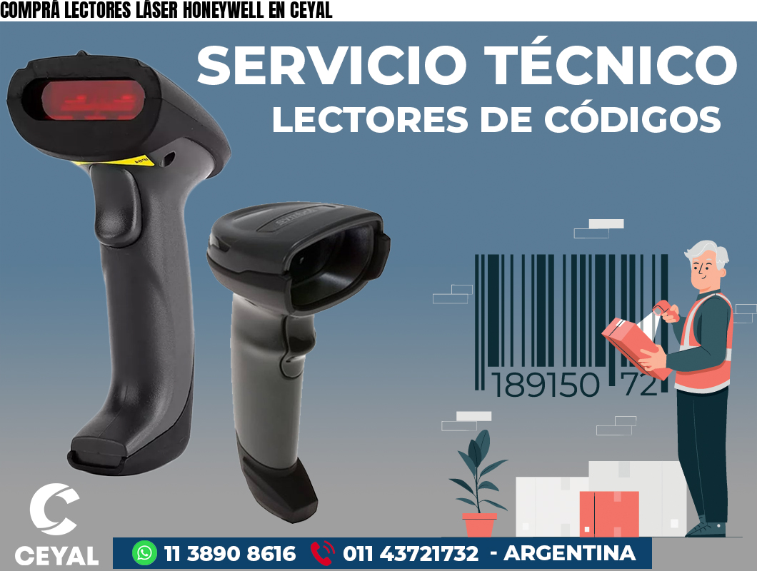 COMPRÁ LECTORES LÁSER HONEYWELL EN CEYAL