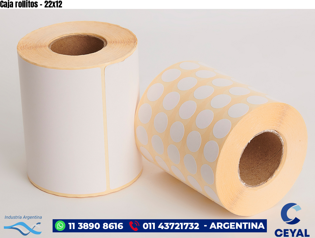 Caja rollitos - 22x12