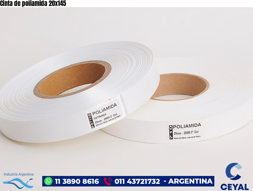 Cinta de poliamida 20×145