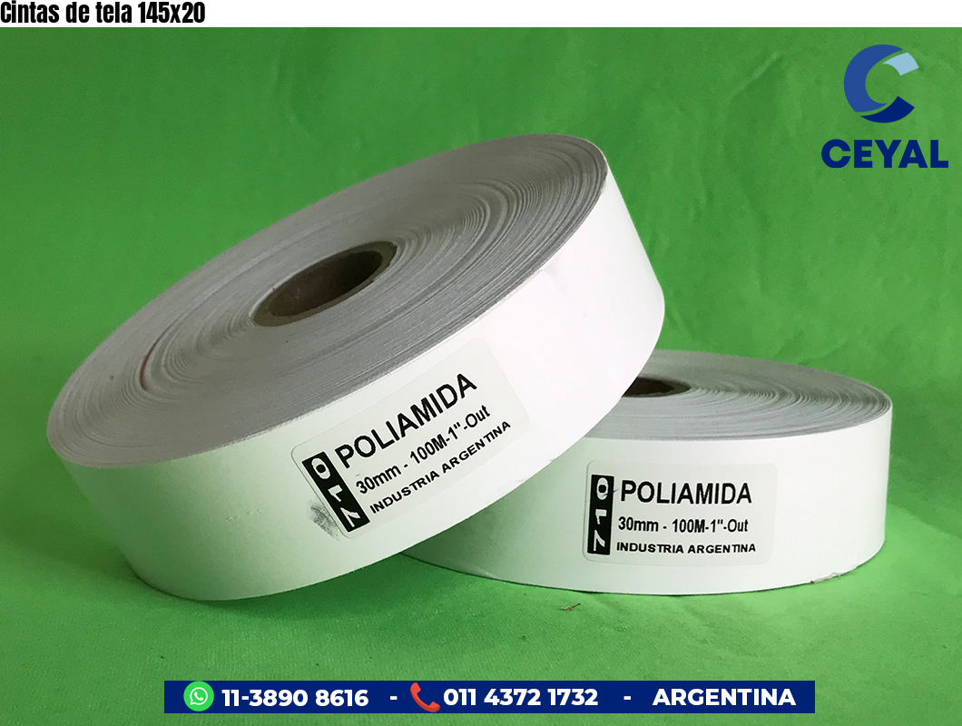 Cintas de tela 145×20