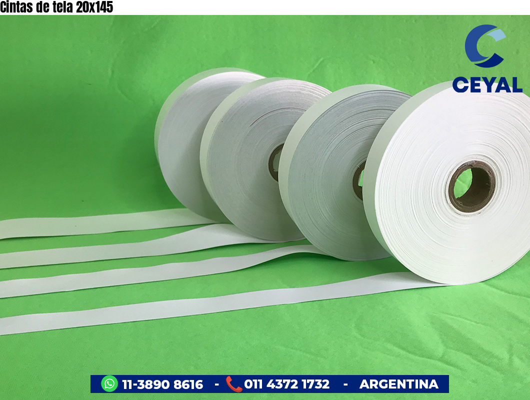Cintas de tela 20x145
