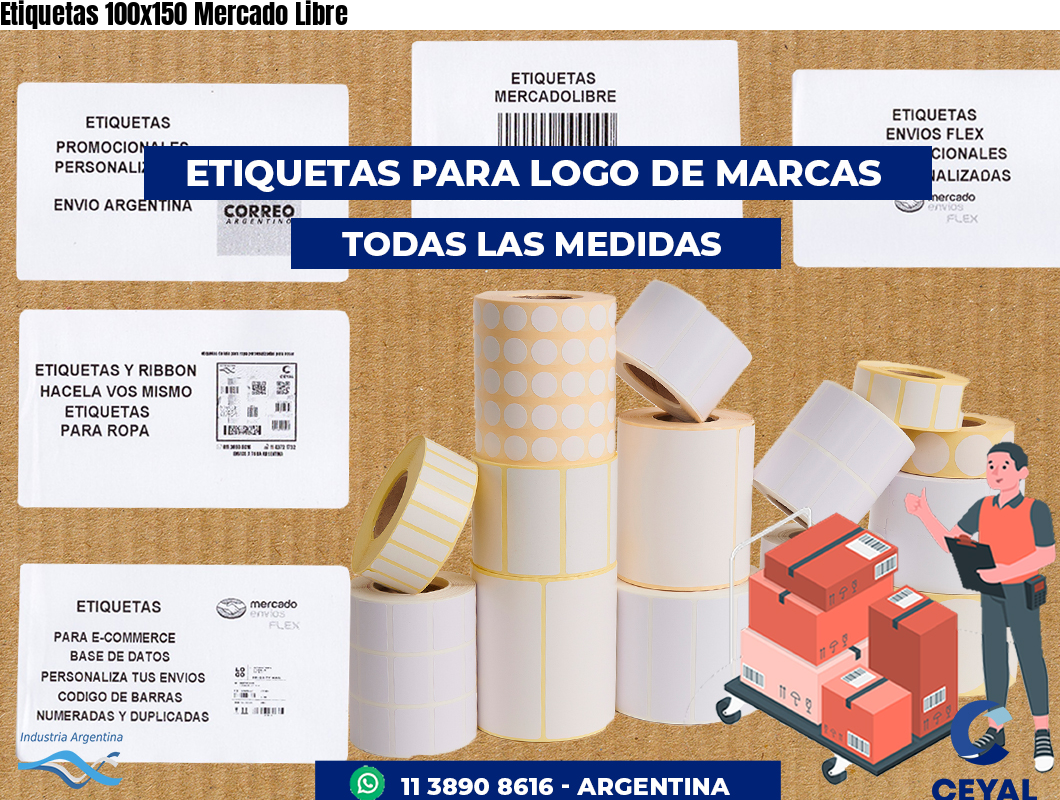 Etiquetas 100x150 Mercado Libre