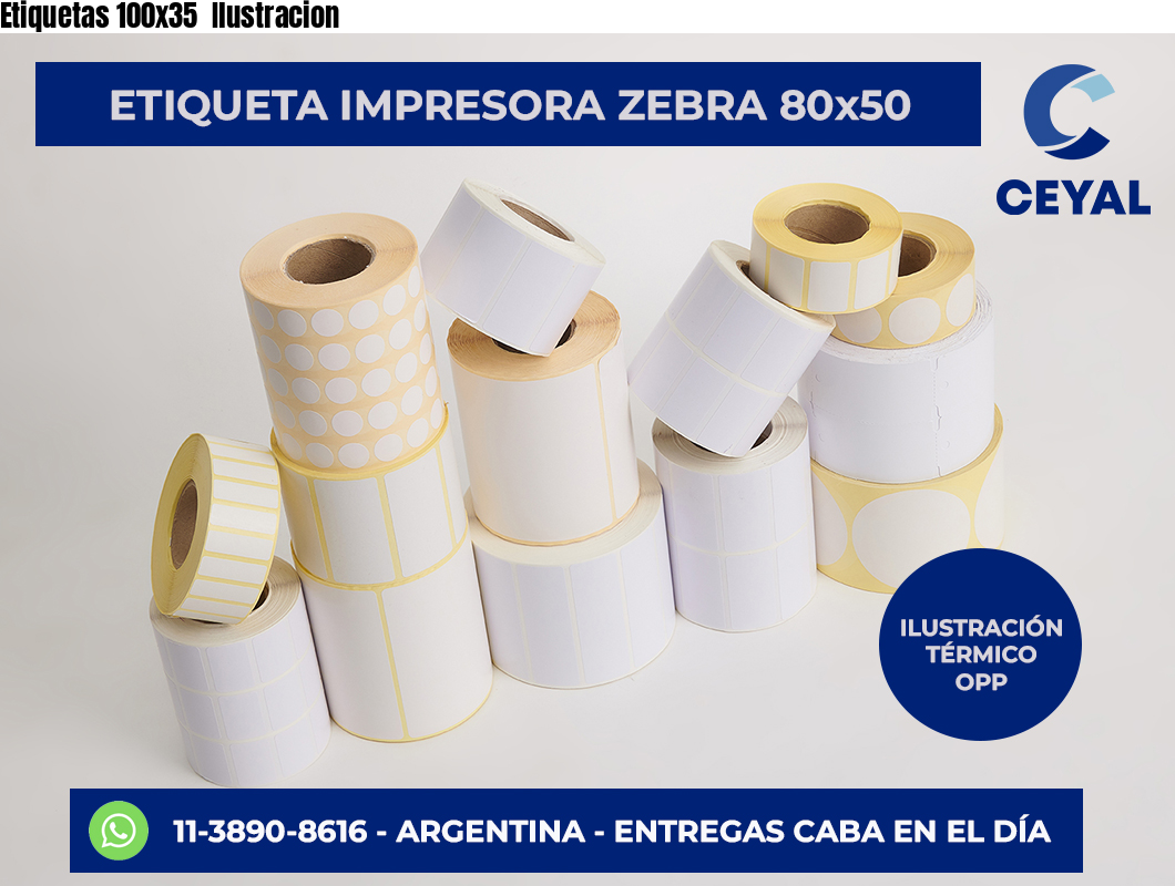 Etiquetas 100×35  Ilustracion