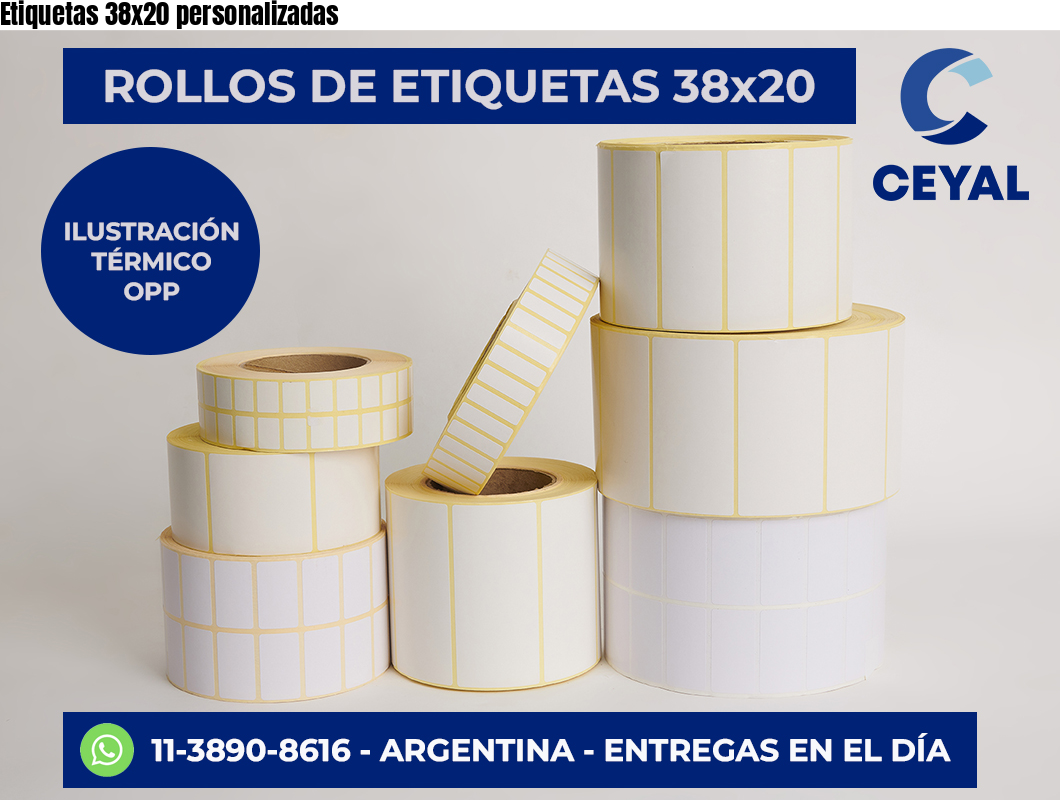 Etiquetas 38×20 personalizadas