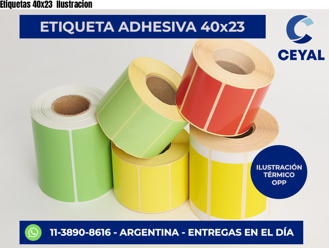 Etiquetas 40×23  Ilustracion