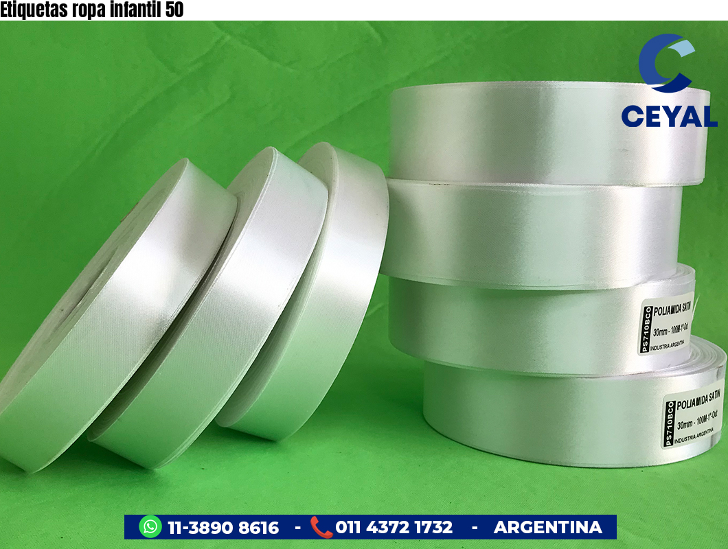 Etiquetas ropa infantil 50