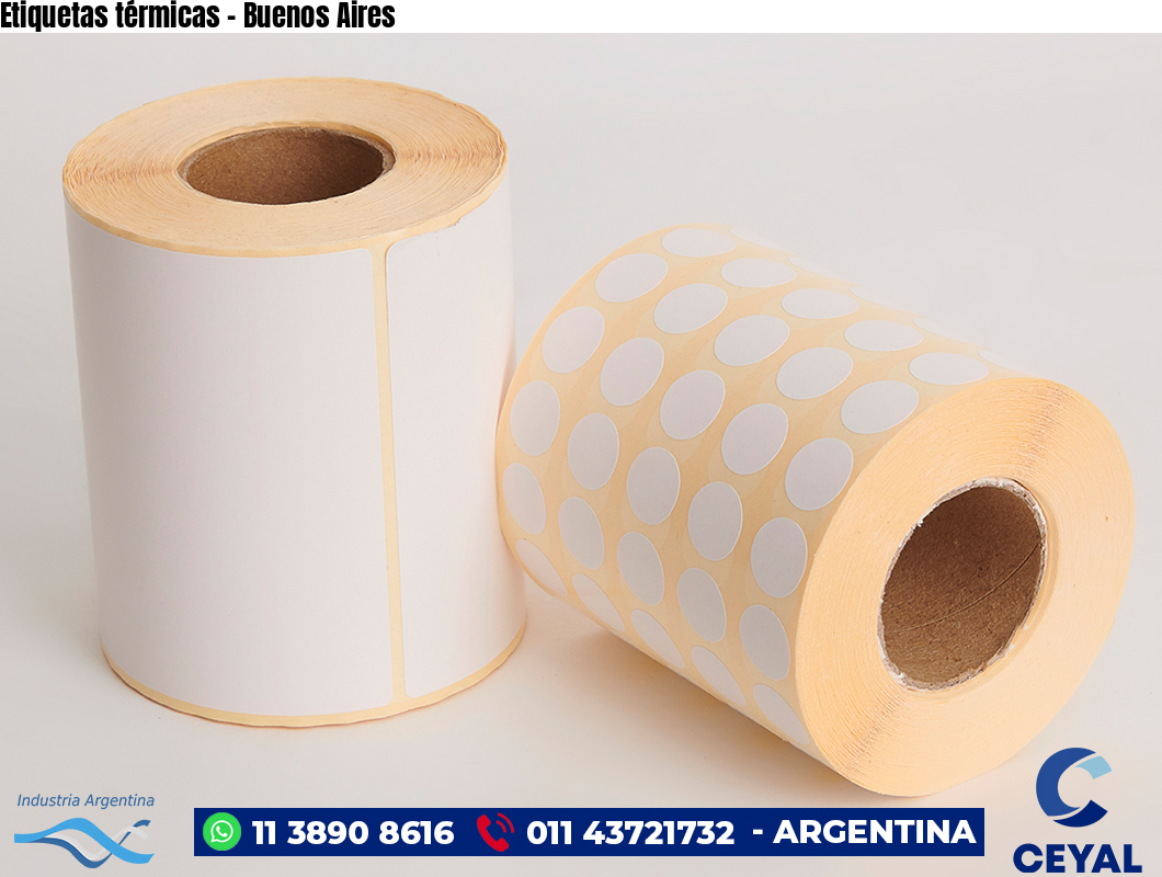 Etiquetas térmicas - Buenos Aires