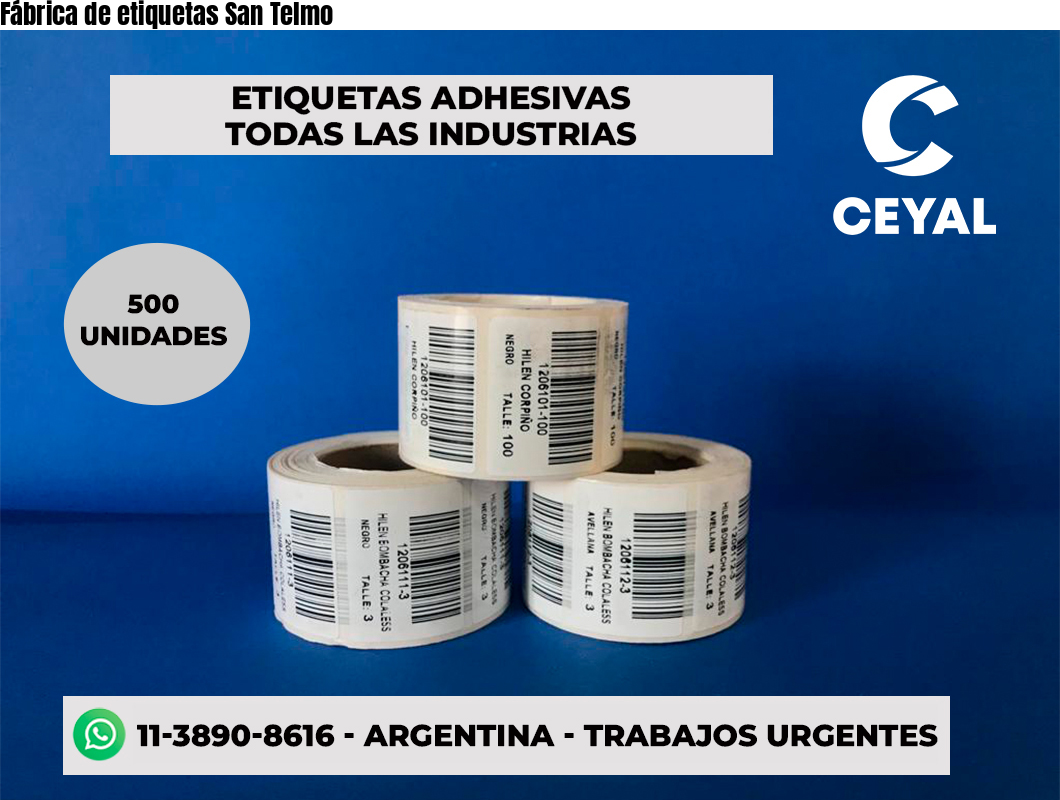 Fábrica de etiquetas San Telmo