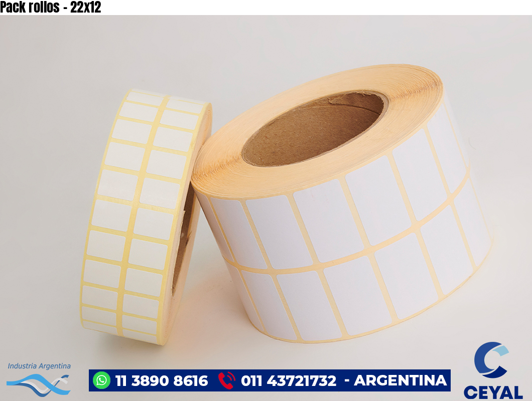 Pack rollos - 22x12