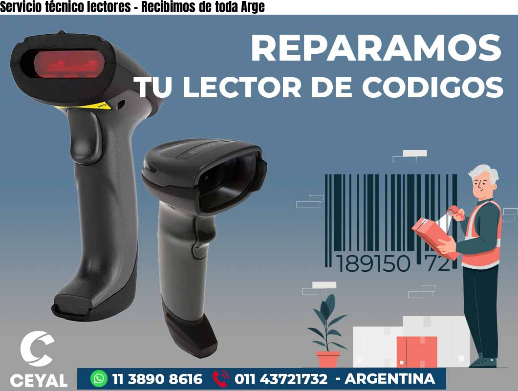 Servicio técnico lectores – Recibimos de toda Arge