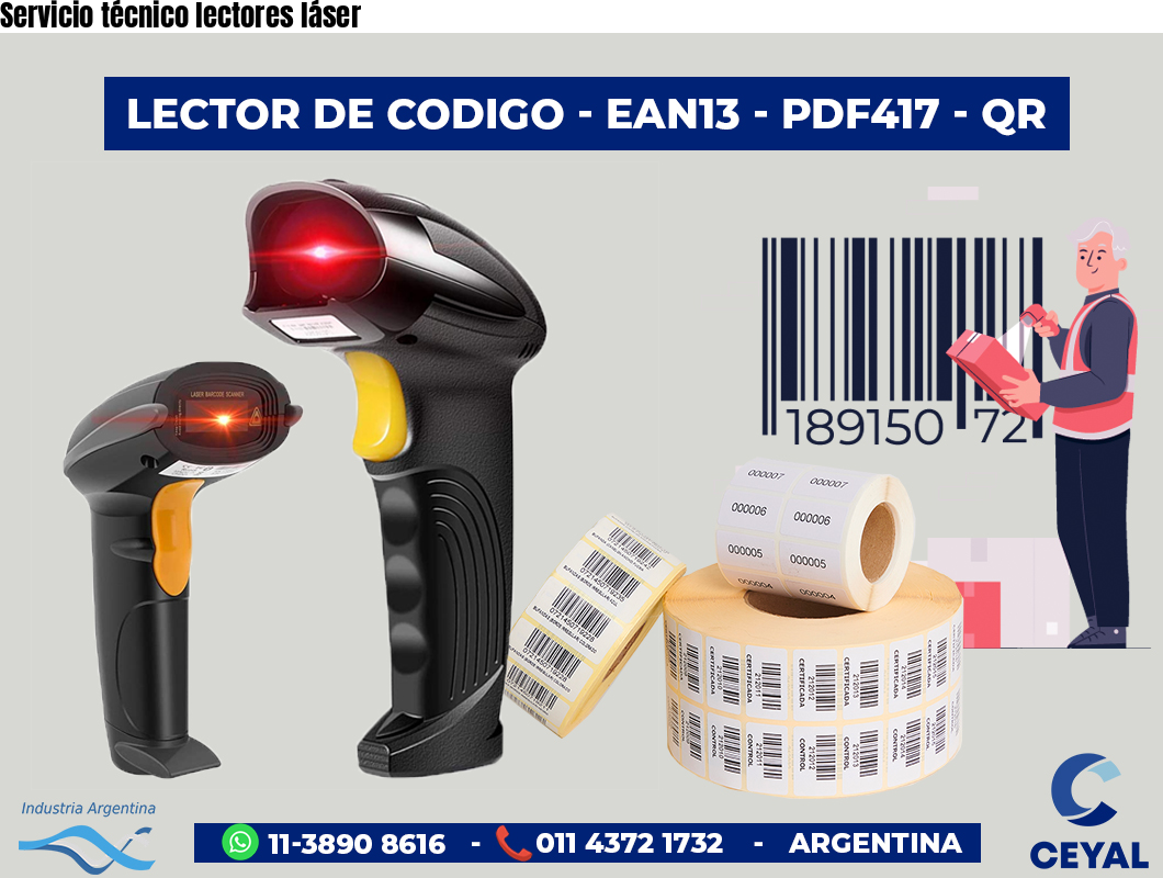 Servicio técnico lectores láser