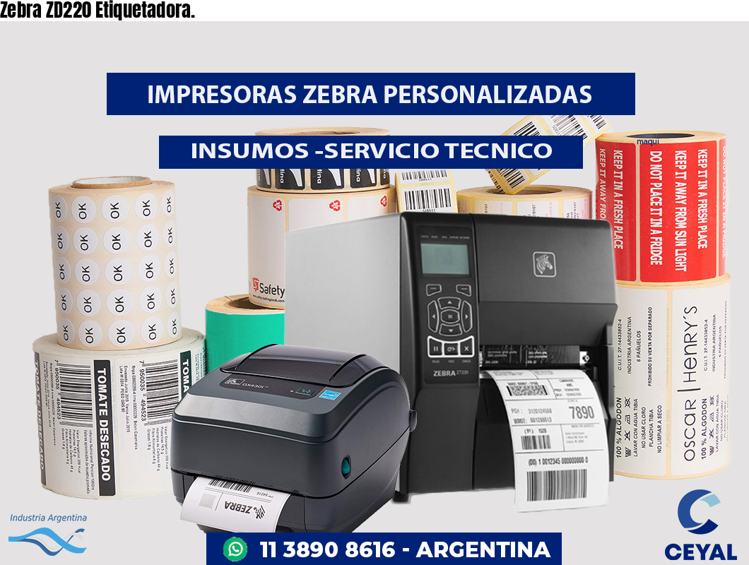 Zebra ZD220 Etiquetadora.