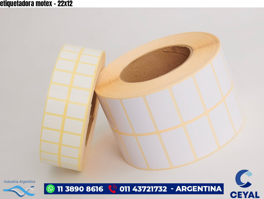 etiquetadora motex - 22x12