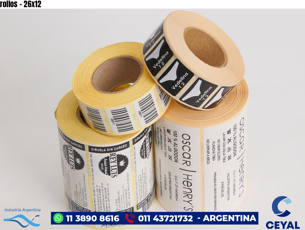 rollos - 26x12