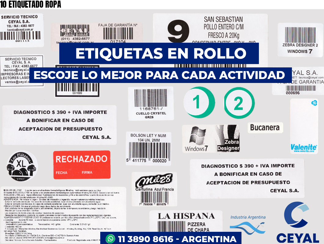 10 ETIQUETADO ROPA