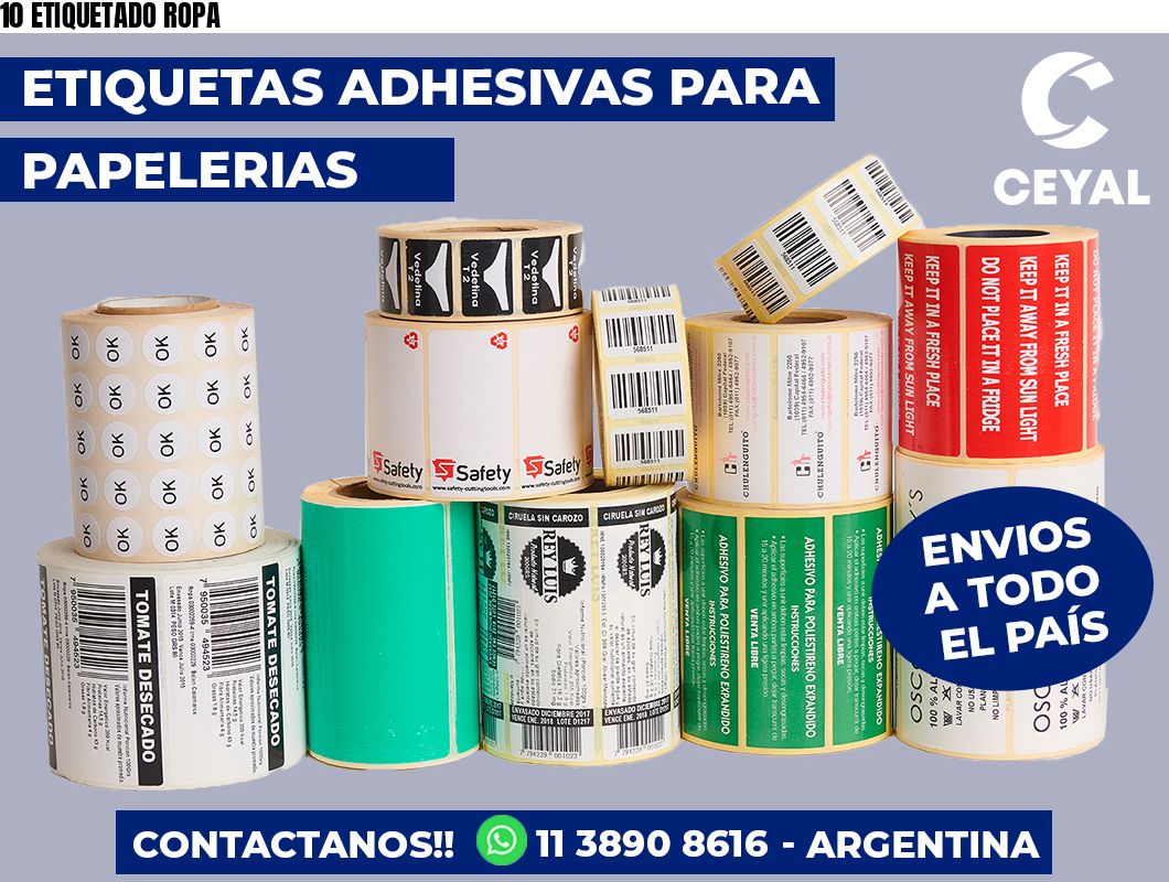 10 ETIQUETADO ROPA