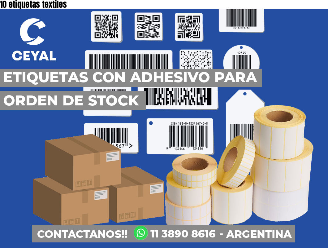 10 etiquetas textiles