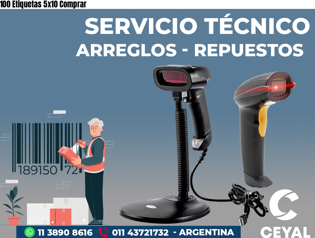 100 Etiquetas 5x10 Comprar