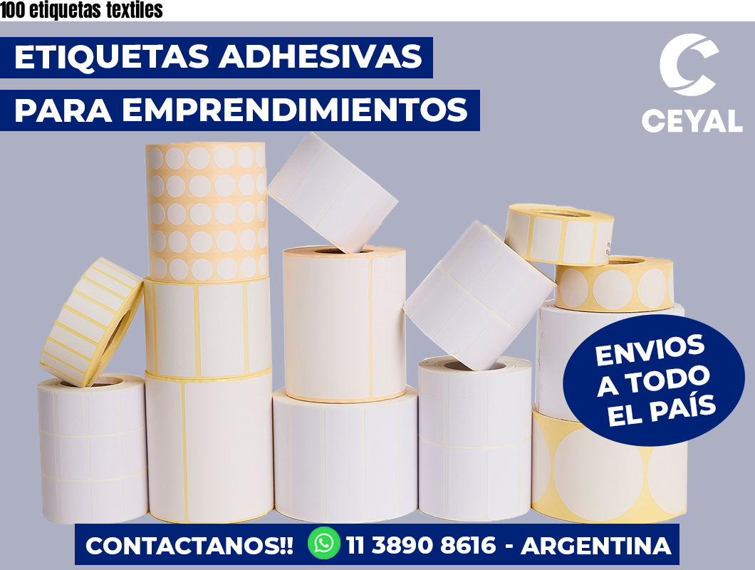 100 etiquetas textiles