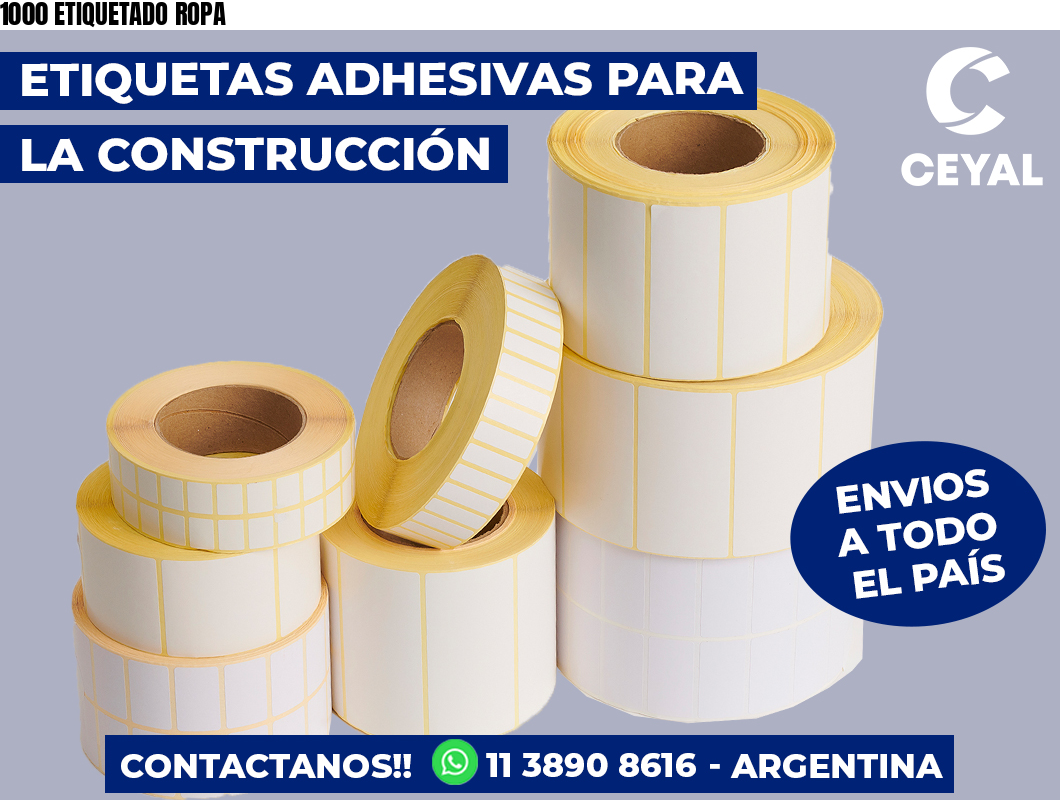 1000 ETIQUETADO ROPA