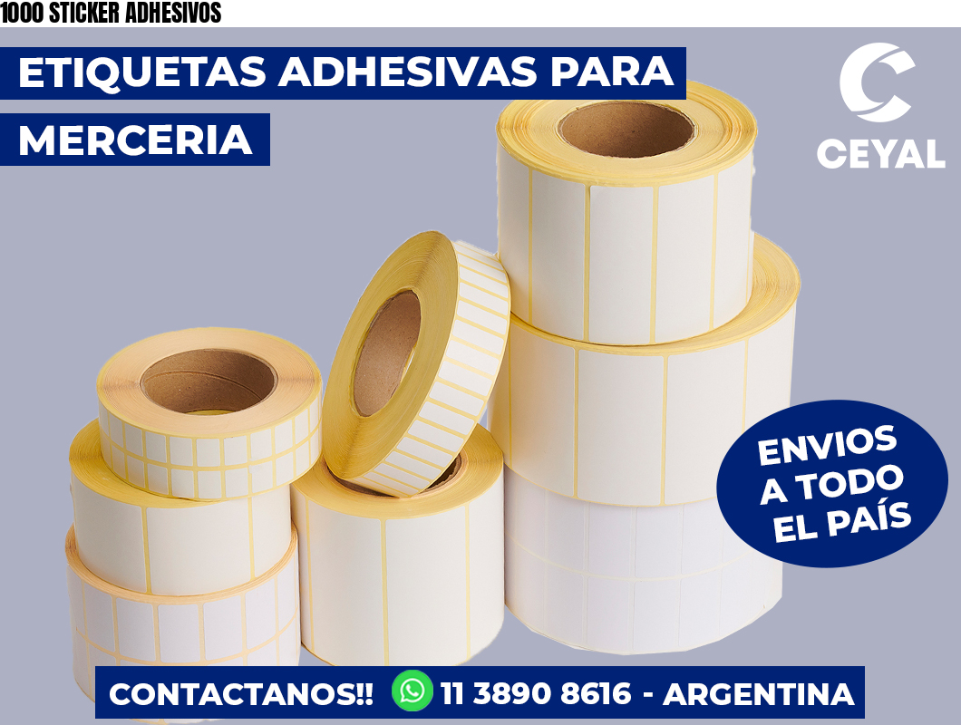 1000 STICKER ADHESIVOS