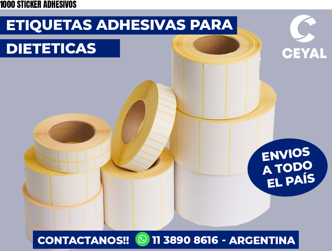 1000 STICKER ADHESIVOS