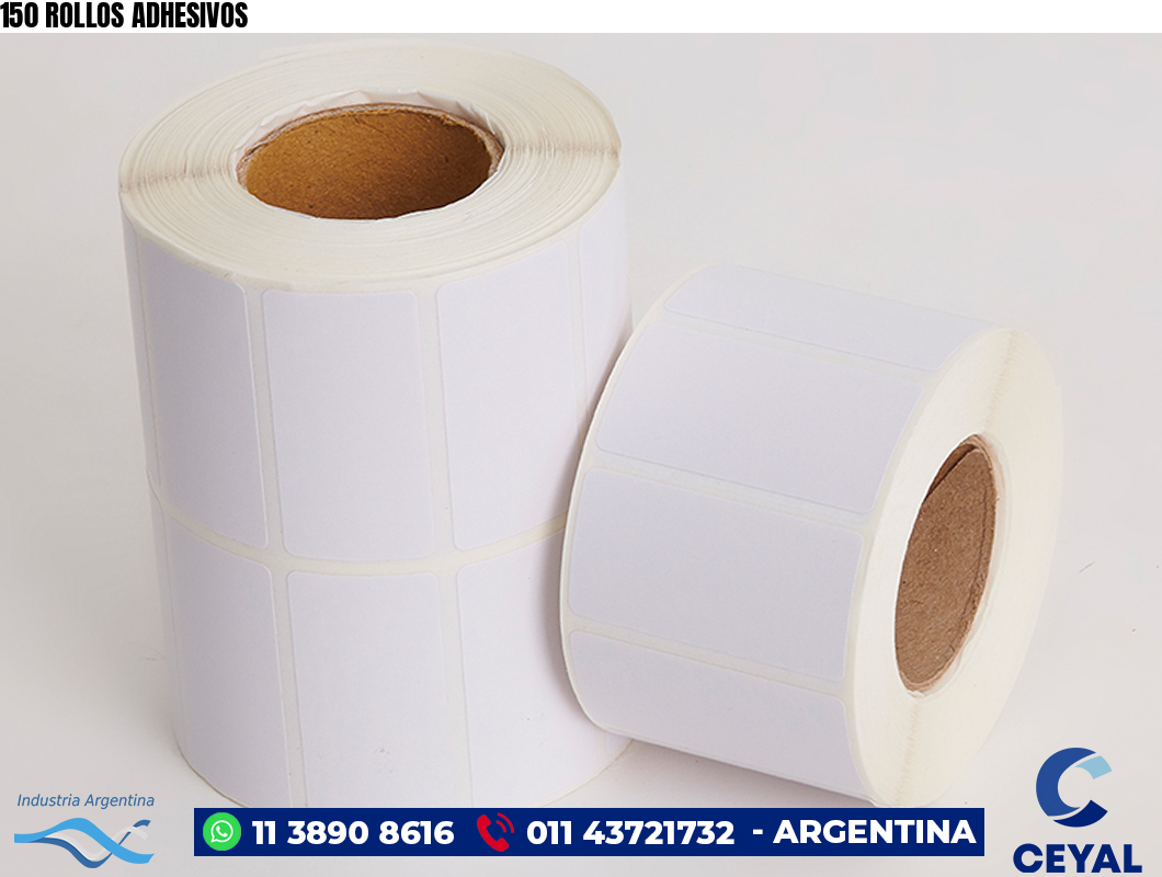 150 ROLLOS ADHESIVOS