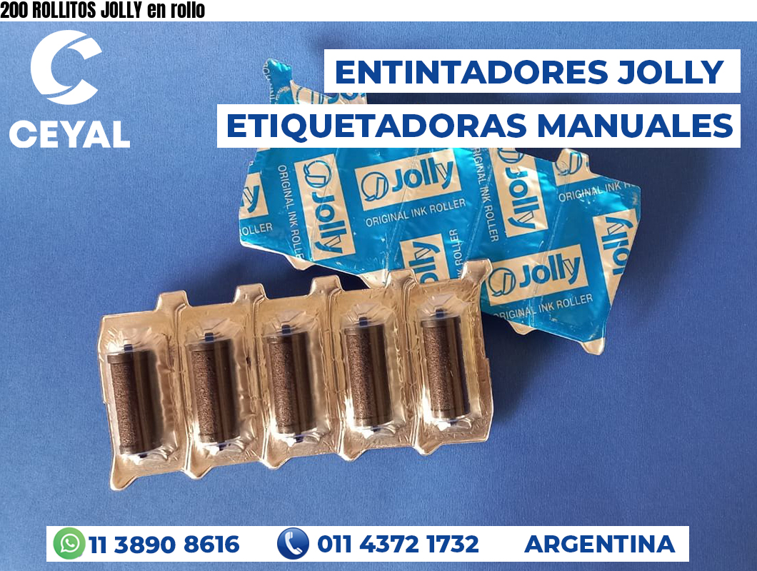 200 ROLLITOS JOLLY en rollo