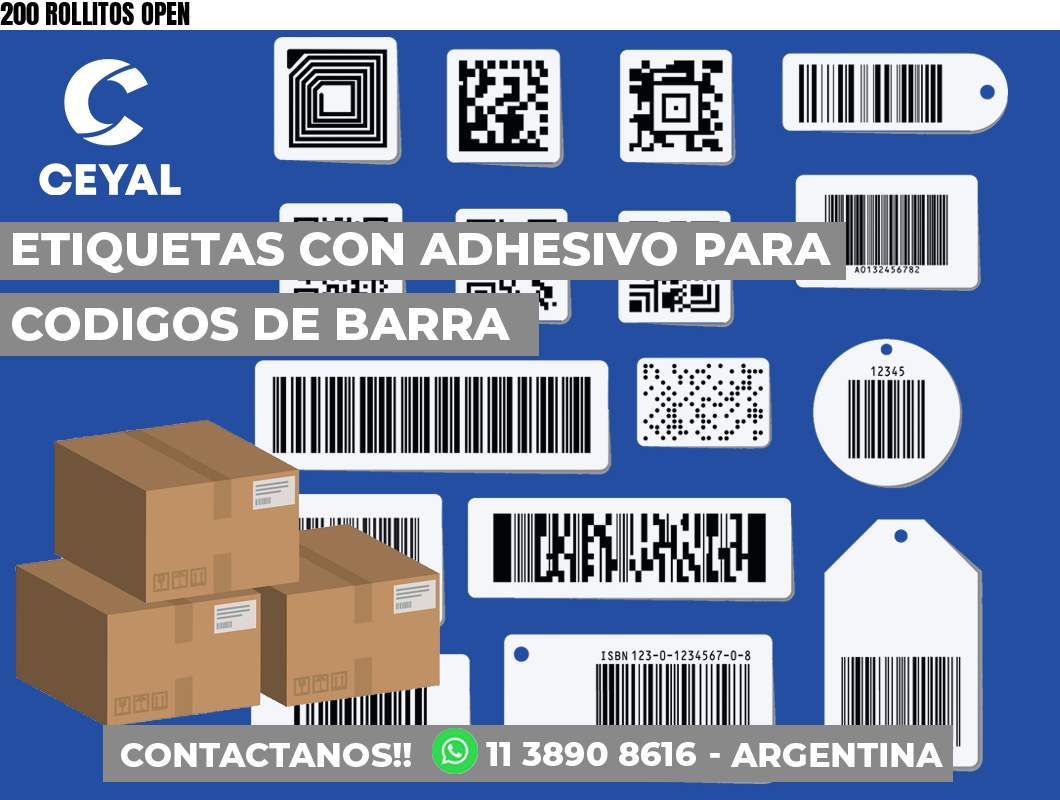 200 ROLLITOS OPEN
