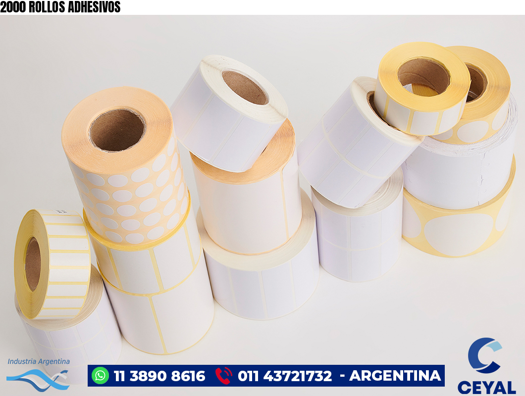 2000 ROLLOS ADHESIVOS