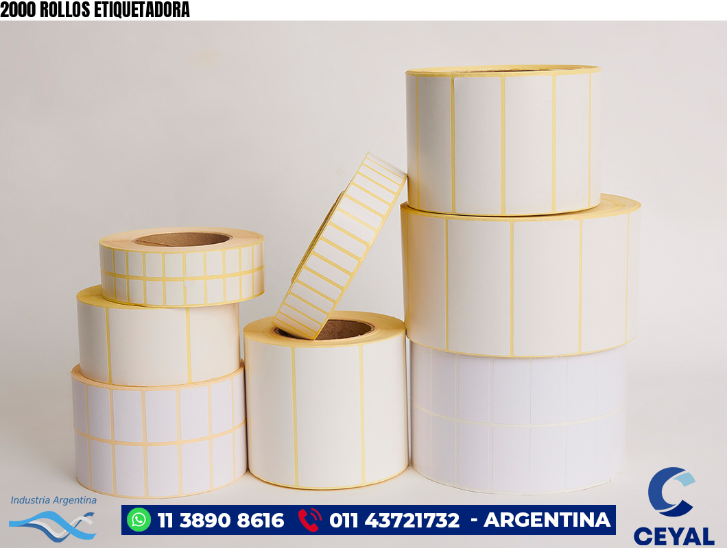 2000 ROLLOS ETIQUETADORA